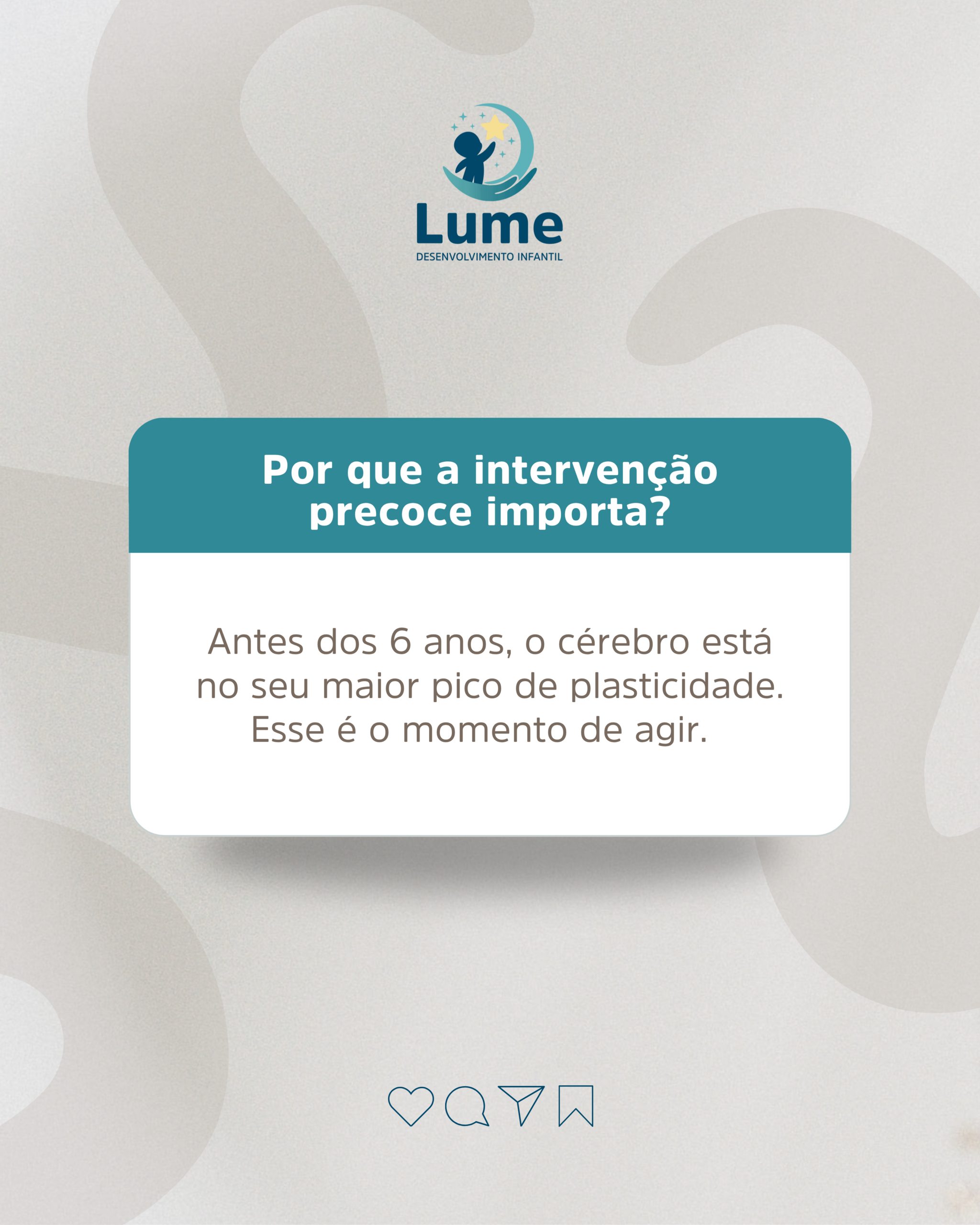 Atendimento de intervenção precoce na Clínica Lume em Sorriso MT