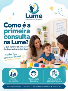 Como é a primeira consulta na Lume? O que esperar da avaliação do desenvolvimento infantil